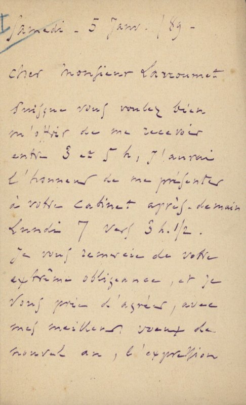 Gounod, Charles - Autograph Letter - (95)