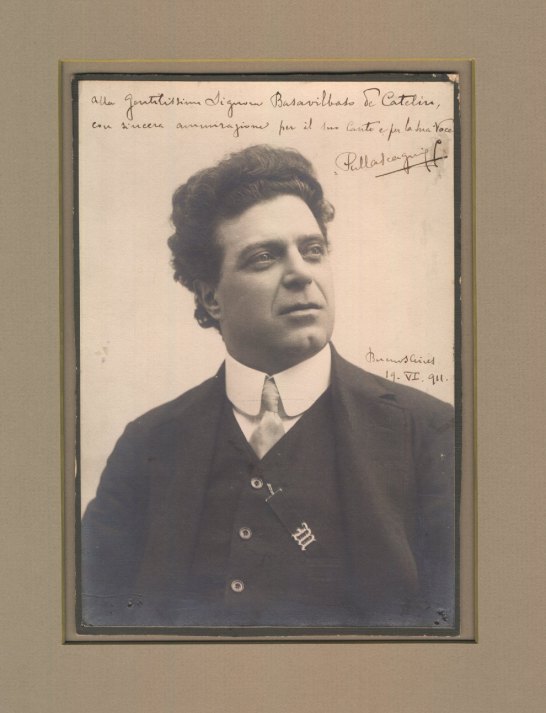 Mascagni, Pietro - Photograph, - (834)