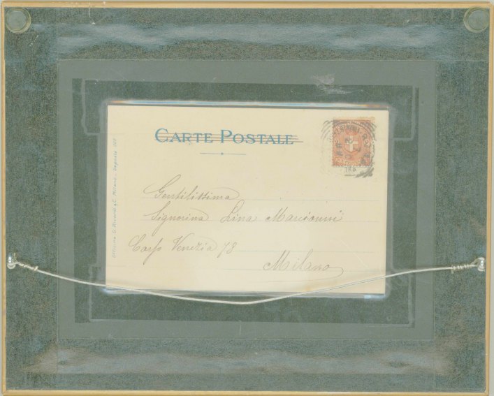 Puccini, Giacomo - Framed Tosca Premiere Card Signed - (6897)