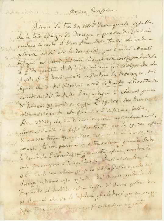 Rossini, Gioacchino - Autograph Letter - (4211)