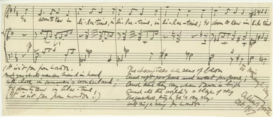 Foote, Arthur - Autograph Musical Quotation Signed