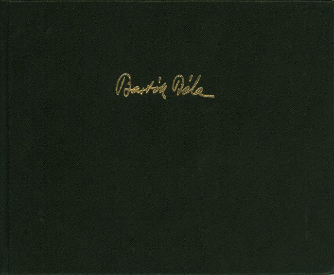 Bartók, Béla - Black Pocket-Book, Sketches 1907-1922. - (6189)