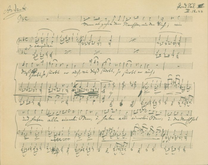 Brahms, Johannes - Lieder, Vier Ernste Gesänge, op. 121.