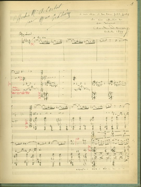 Debussy, Claude - Prélude à L'Après-Midi D'un Faun. - (6191)