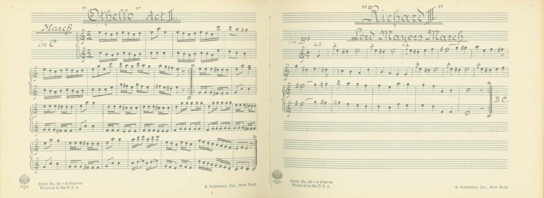 Shakespeare - Incidental Music For Plays - Shakespearean Plays. Dramatic Music Etc. Flute... - (6999)