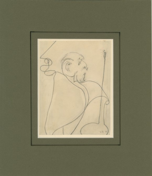 Beecham, Thomas - Original Caricature By Olga Koussevitsky. - (3717)