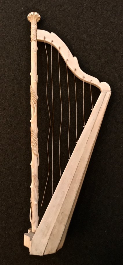 Harp - Miniature Ivory - (5507)