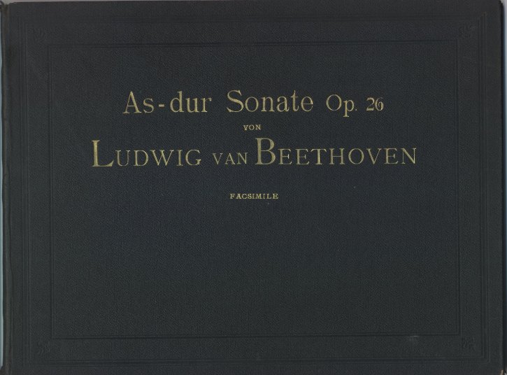 Beethoven, Ludwig Van - Piano Sonata, Op. 27, No.2, "Moonlight", "Sonate... - (1744)
