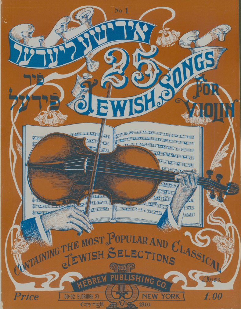 JEWISH SONGS FOR VIOLIN - 25 Jewish Songs for Violin. Containing the