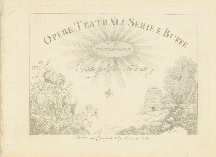 Rossini, Gioacchino - Opere Teatrali Serie e Buffe del Sig. Giovacchino