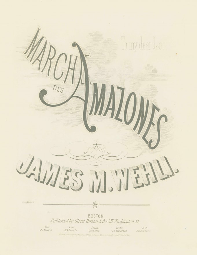 Wehli, James M. - March des Amazones.