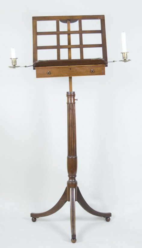 Music Stand - French With Candlesticks - (3861)