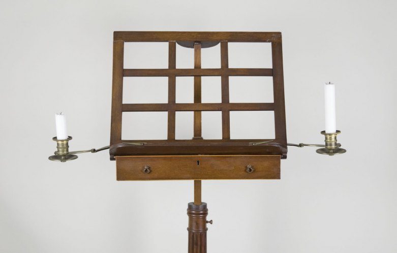 Music Stand - French With Candlesticks - (3862)