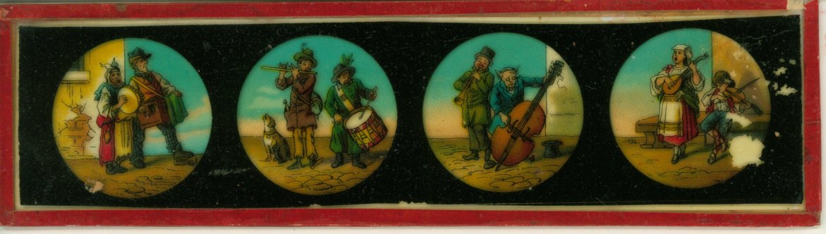 MUSICAL IMAGE SLIDE - Slide with 4 Images of Musicians
