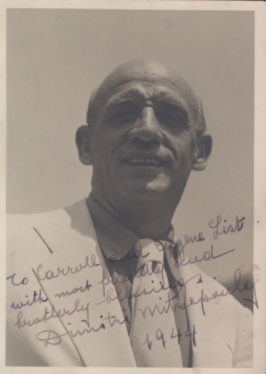 Mitropoulos, Dimitri - Photograph - (2220)