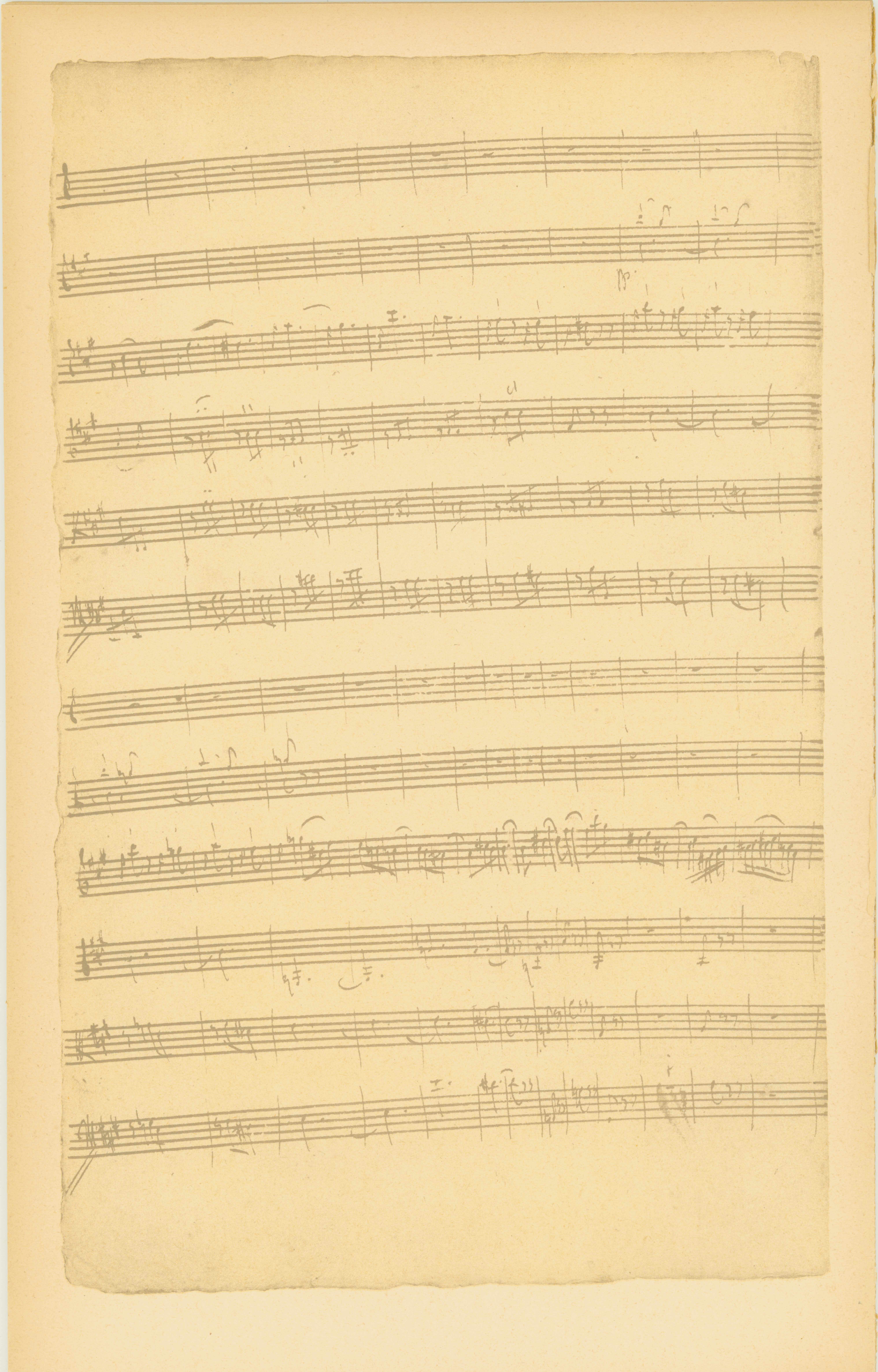 Haydn - Manuscript Facsimile - Haydn, Franz Joseph - (6960)