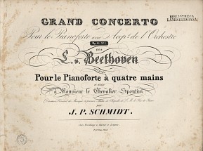 Beethoven, Ludwig van - Piano Concerto No. 1, Op. 15, arranged, Grand