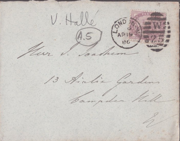 Hallé, Charles - Autograph Letter Signed