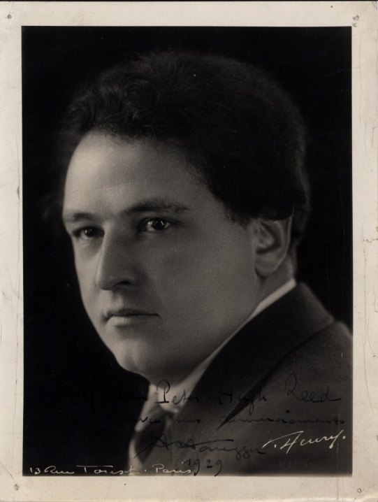 Honegger, Arthur - Photograph Signed