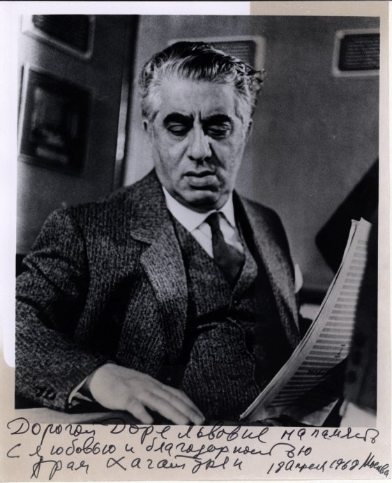 Khachaturian, Aram - Photograph Signed