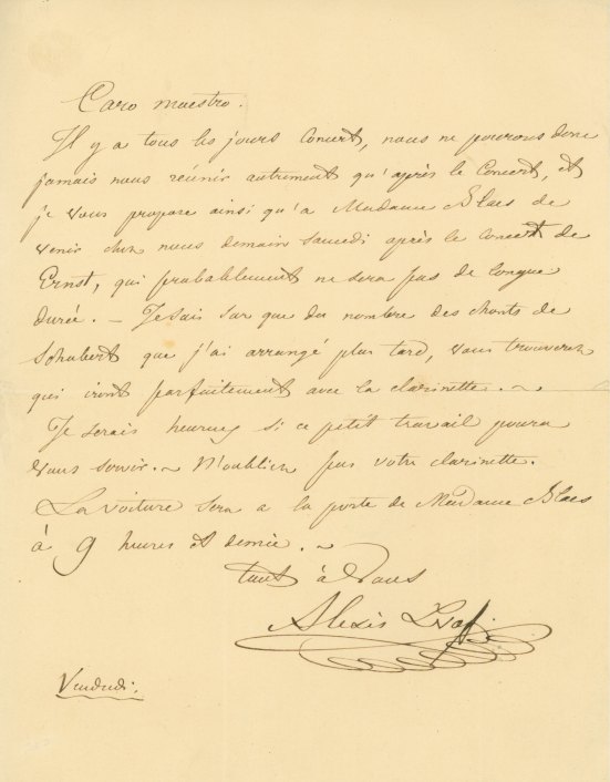 Lvoff, Alexis Feodor - Autograph Letter Signed