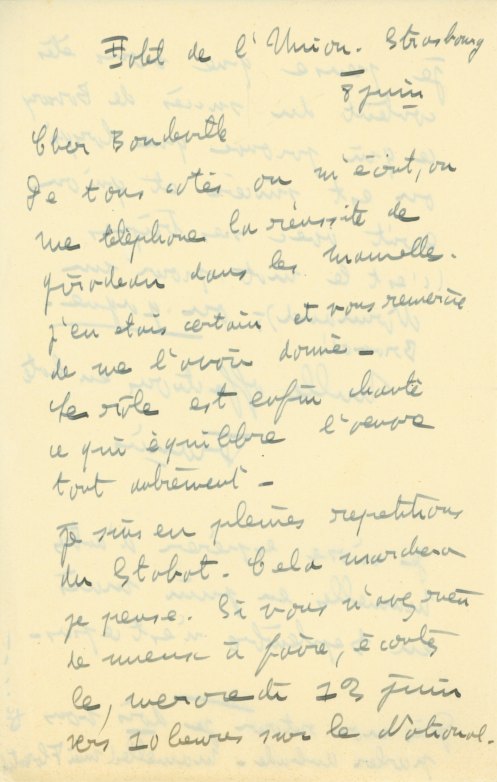 Poulenc, Francis - Autograph Letter Signed