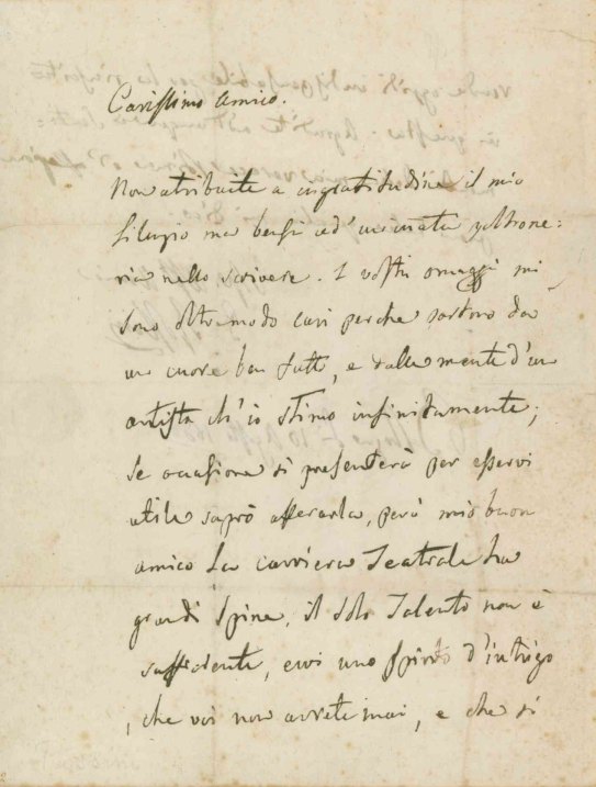 Rossini, Gioacchino - Autograph Letter Signed