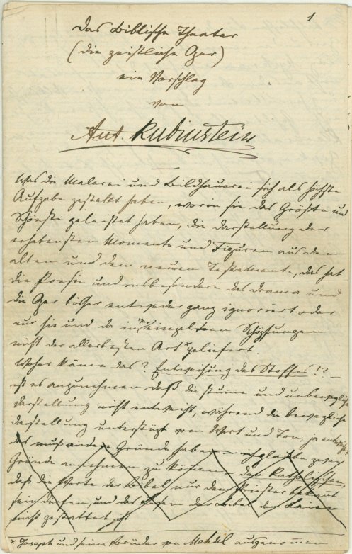 Rubinstein, Anton - Autograph Letter and Proposal Signed