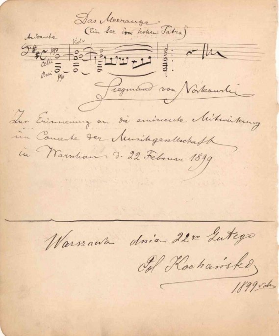 Root, George F. - Autograph Musical Quotation Signed