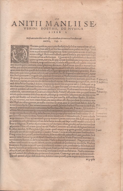 Boethius, Manlius Severinus Boethius - De Arithmetica, De Musica and De