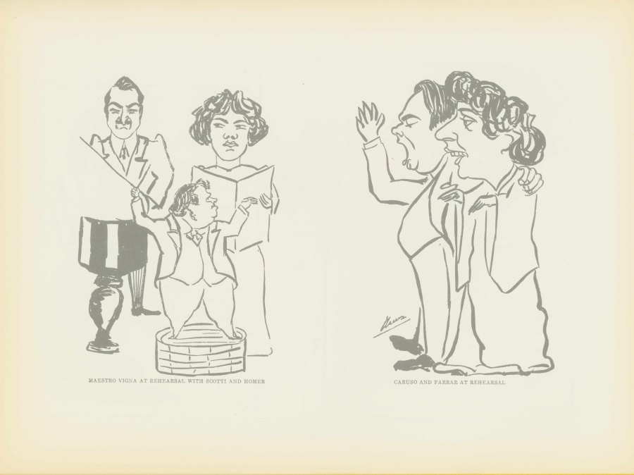 Caruso, Enrico - Caricatures by Caruso. Complete Collection Issued with