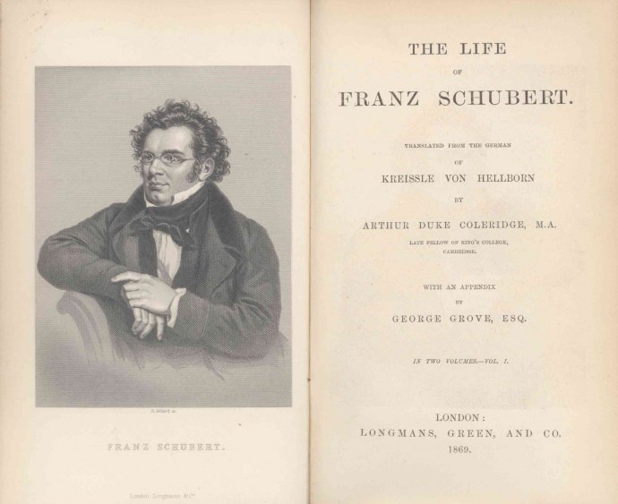 Hellborn, Kreissle von - The Life of Franz Schubert. With an Appendix