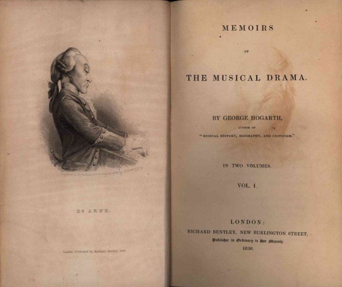 Hogarth, George - Memoirs of the Musical Drama