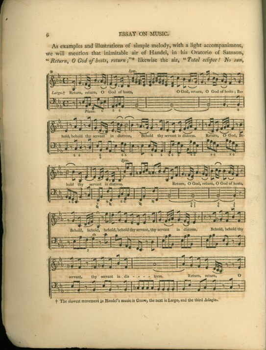 Hubbard, John - An Essay on Music. Pronounced before The Middlesex