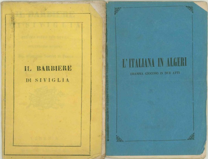 Rossini, Gioacchino - Three Early-Edition Librettos: <i>L'Inganno