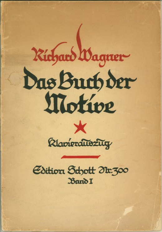 Wagner, Richard - Richard Wagner: Das Buch der Motive, Klavierauszug
