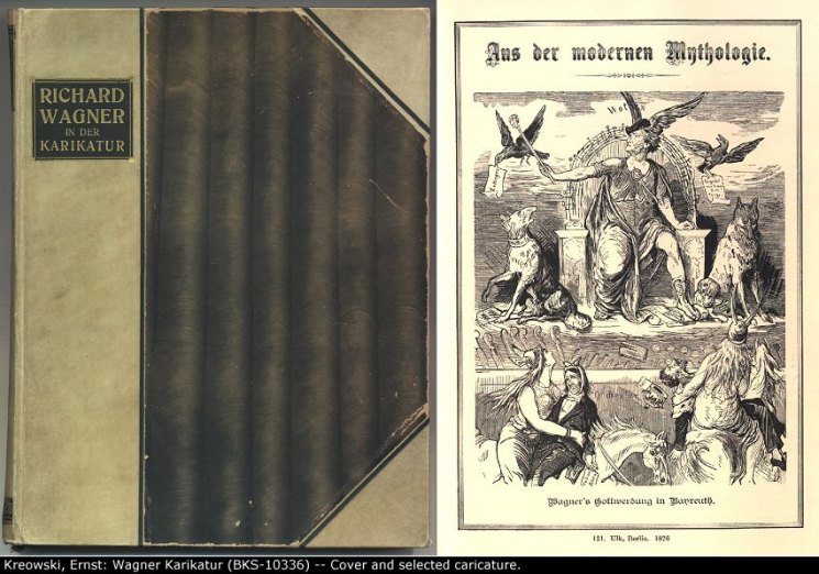 Kreowski, Ernst - Richard Wagner in der Karikatur
