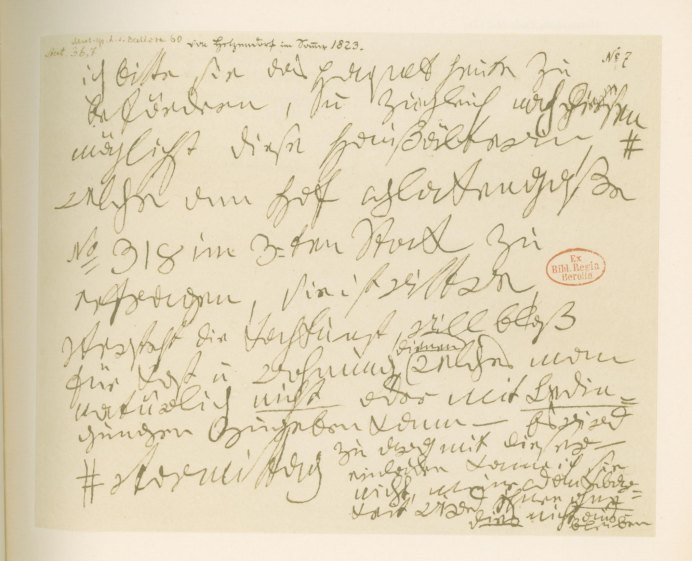 Beethoven, Ludwig van - Letters to Anton Schindler, "Neun ausgewahlte