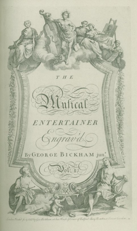 Bickham, George - The Musical Entertainer, Songs by Purcell and Handel