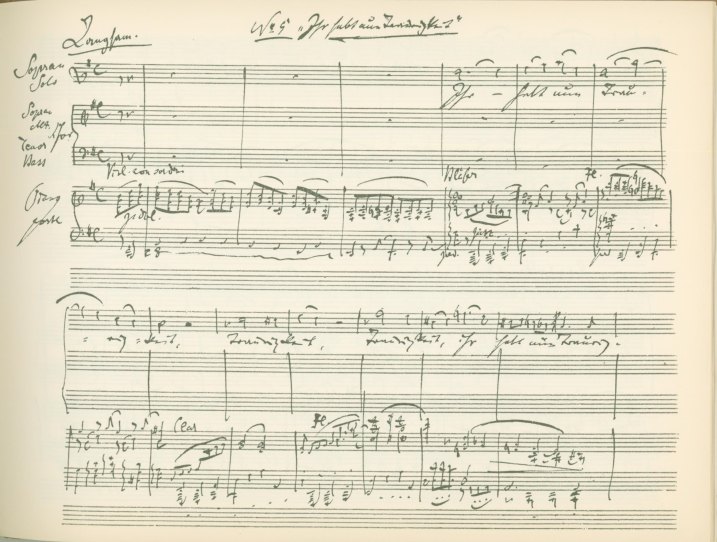 Brahms, Johannes - Requiem, "Ihr habt nun Traurigkeit", 5. Satz aus dem