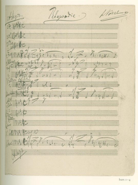 Brahms, Johannes - Alto Rhapsody. Op. 53 For contralto, men's chorus,
