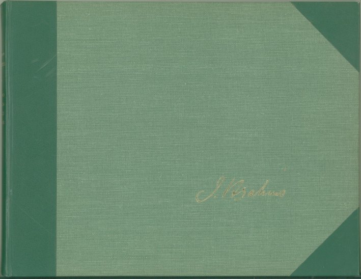 Brahms, Johannes - J. Brahms. Facsimile Manuscripts of: Op. 24, Op. 23,
