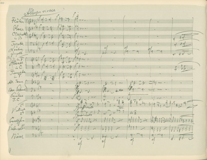Brahms, Johannes - J. Brahms. Facsimile Manuscripts of: Op. 24, Op. 23,