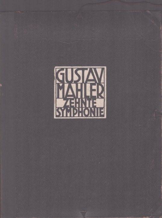 MAHLER-PAGES FROM 1924 FACSIMILE EDITION OF SYMPHONY NO. 10 - Mahler,