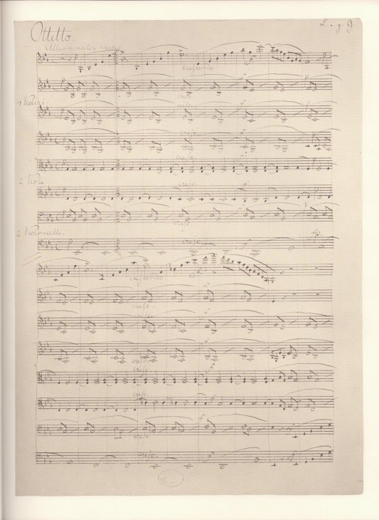 Mendelssohn, Felix - Octet for Strings. Op. 20. A Facsimile of the