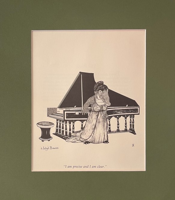 HARPSICHORD - CARICATURE - Arrowood, Clinton