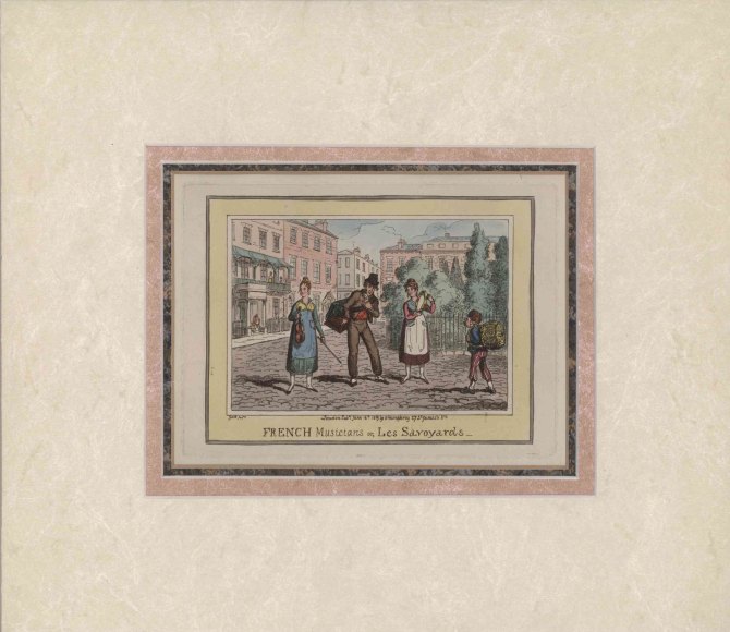 Cruikshank, George - French Musicians or, Les Savoyards.