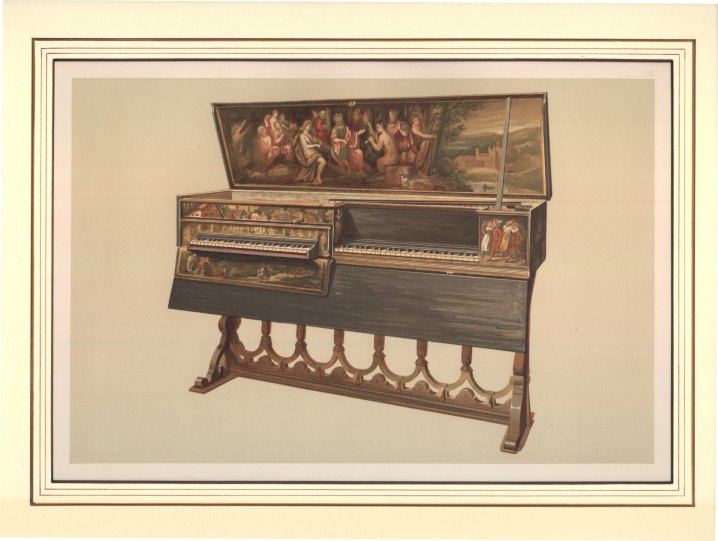 HARPSICHORD PLATE - Hipkins, Alfred James - Double Spinet or Virginal