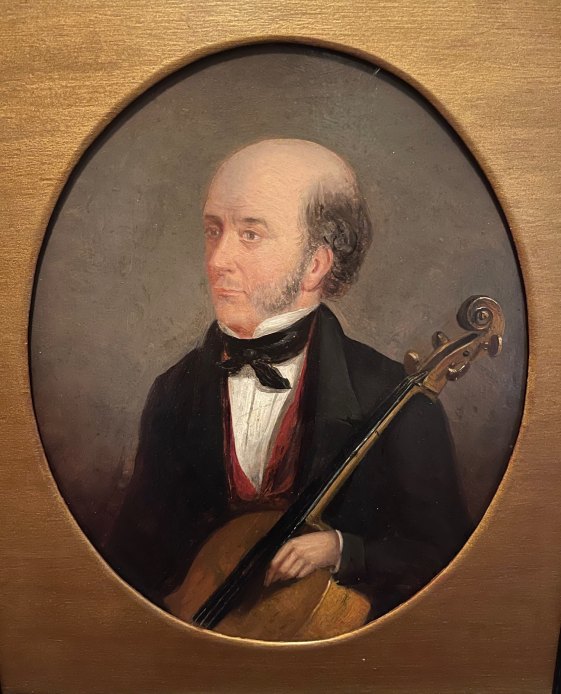 Lindley, Robert - Framed Original Oil Portrait.