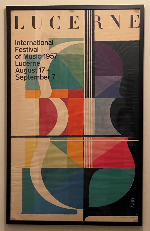 LUCERNE - FESTIVAL POSTER, 1957